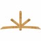 Ekena Millwork Alberta Rough Sawn Timber Gable Bracket, Western Red Cedar, 108"W x 49"H x 2"D x 6"F, 11/12 Pitch GBW108X49X0206ALB00RWR - alternate 1